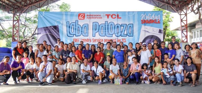 TCL and Robinsons Appliance Bring Free Laundry Services and Joy to Communities Through ‘Labapalooza’