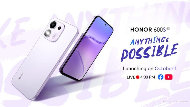 HONOR 600S Confirmed to Launch in the Philippines on October 1