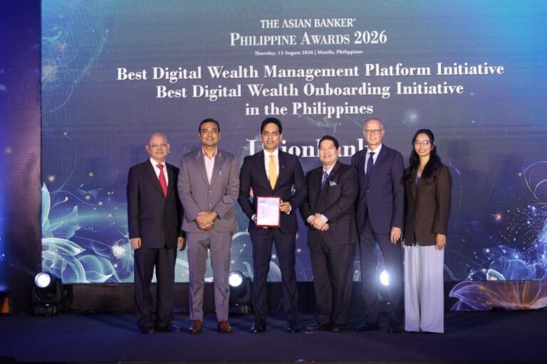 Wealth Management Unlocked: UnionBank’s wealth onboarding journey recognized at the Asian Banker Philippine Awards 2026